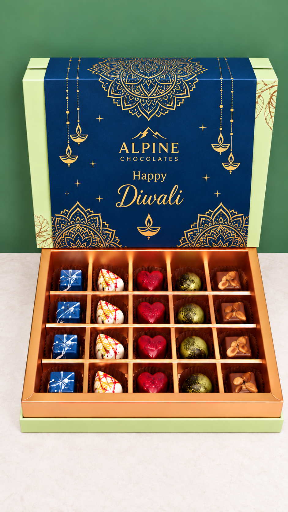 Alpine Chocolates Diwali Gift Box