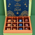 Blue-Gold Diwali Chocolate Gift Box
